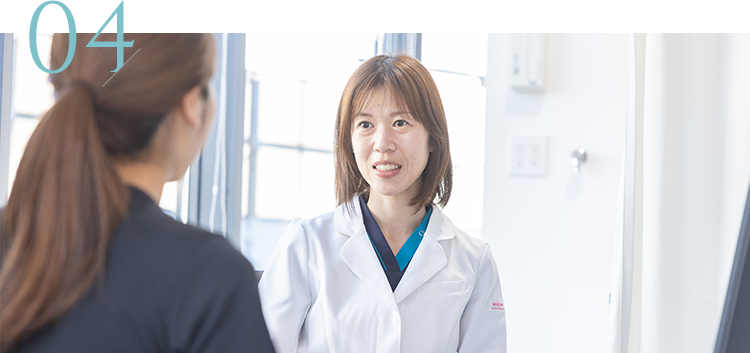 女性医師による検査（内視鏡）・診察